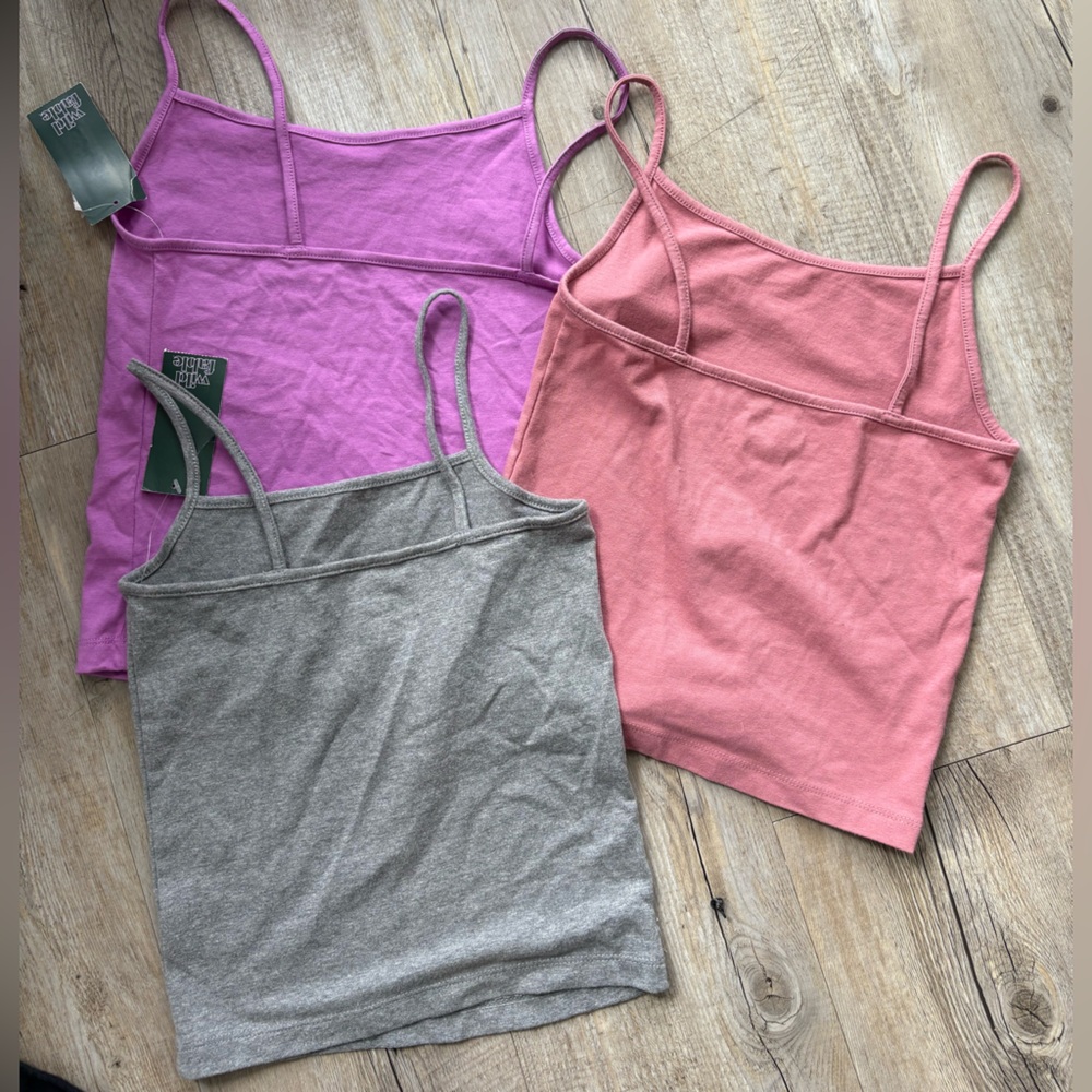 3 basic Cami Tank Tops NWT - Picture 2 of 4